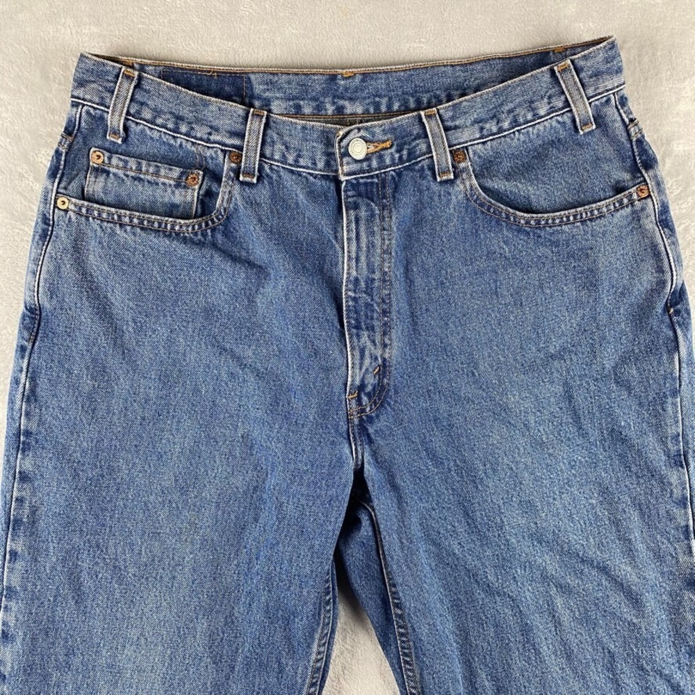 Vintage Levis Jeans Mens 36x32* Blue 550 Relaxed Straight American Denim Y2K